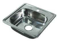 Мойка врезная квадратная, полированная