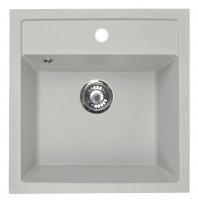 Мойка I-TECH квадратная 510х515х190 кварц, серый жемчуг