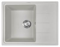 Мойка I-TECH прямоугольная с сушилкой 615x500x200 кварц, серый жемчуг