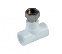 Тройник PPR с накидной гайкой