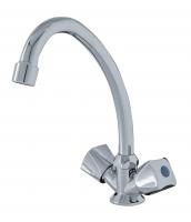 Смеситель для кухни ЭКОНОМ 400, двухвентильный, гайка