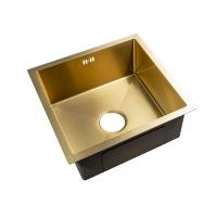 Мойка I-TECH квадратная 520x450х200х0,8 сатин, золото