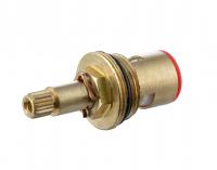 Кран-букса керам. 1/2", 20 шлицов, 180°