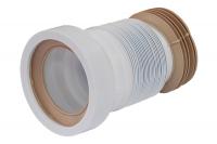 Слив для унитаза гофрированный L250-460 мм