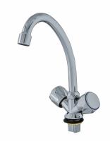 Смеситель для кухни ЭКОНОМ 404, двухвентильный, гайка