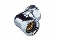 Соединение для полотенцесушителя угловое FF 1"