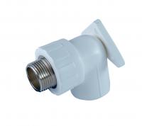 Угольник комбинированный PPR/HР, с креплением