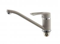 Смеситель для кухни I-TECH, TAURUS 42, однорычажный, бежевый, гайка