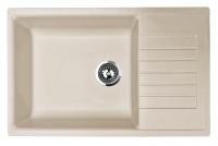 Мойка I-TECH прямоугольная с сушилкой 780x500x200 кварц, песчаный берег