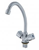 Смеситель для кухни ЭКОНОМ 402, двухвентильный, гайка