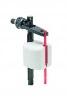 Клапан заливной KOMPACT поршневого типа, пластик, боковая подводка