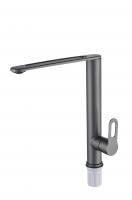 Cмеситель для кухни I-TECH, ALTAIR 45, однорычажный, графит, гайка