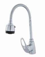 Смеситель для кухни I-TECH, LIBRA 40, однорычажный, гибкий излив, гайка