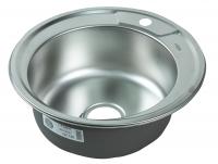 Мойка врезная круглая, матовая