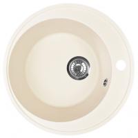 Мойка I-TECH круглая Ø500х190 кварц, слоновая кость