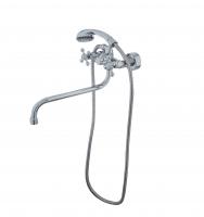 Смеситель для ванны ЭКОНОМ 205, двухвентильный, излив 30 см