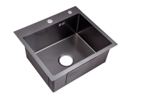 Мойка I-TECH квадратная 500x450х200х0,8 сатин, графит