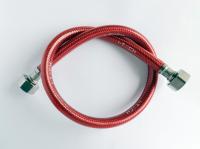 Подводка д/воды I-TECH FF 1/2", сталь+ПВХ, холод-горяч, крас., Standart