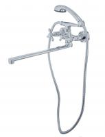 Смеситель для ванны I-TECH, LACERTA 20, двухвентильный, излив 35 см