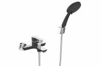 Смеситель для ванны I-TECH, RIGEL 20, однорычажный, черный/хром