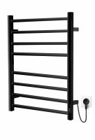 Полотенцесушитель электрический I-TECH, RUMBA, 106 Вт, 53х70, черный матовый, таймер прав., П8
