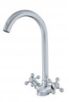 Смеситель для кухни ЭКОНОМ 411, двухвентильный, шпилька