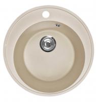 Мойка I-TECH круглая Ø500х190 кварц, песчаный берег