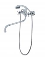 Смеситель для ванны ЭКОНОМ 207, двухвентильный, излив 30 см