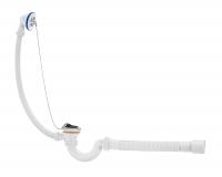 Сифон "МИНИ Элит" для ванн с пласт чашками, гофротрубой (Ø40/50)