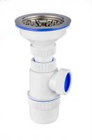 Сифон "Элит" с нерж чашкой Ø112 мм (3½"- Ø40)