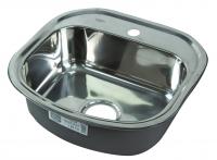 Мойка врезная квадратная со скругленными углами, полированная