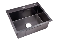 Мойка I-TECH квадратная 550x450х200х0,8 сатин, графит