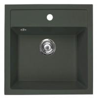 Мойка I-TECH квадратная 510х515х190 кварц, черный опал