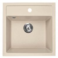 Мойка I-TECH квадратная 510х515х190 кварц, песчаный берег