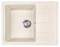 Мойка I-TECH квадратная 510х515х190 кварц, сливочная ваниль