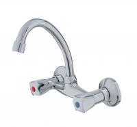 Смеситель для кухни ЭКОНОМ 405, двухвентильный, настенный