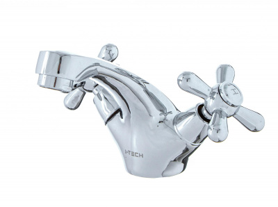 Смеситель для умывальника I-TECH, LACERTA 10, двухвентильный, шпилька