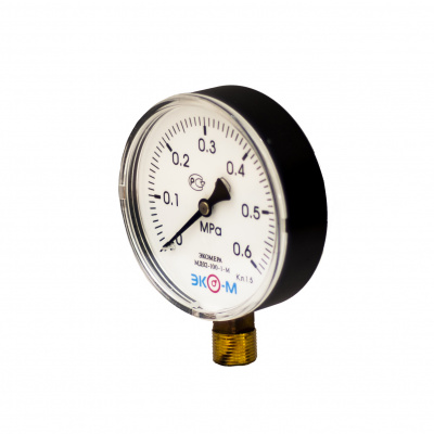 Манометр Экомера МД02-100мм 0..0,6МПа М20*1,5 (Эконом) 69059
