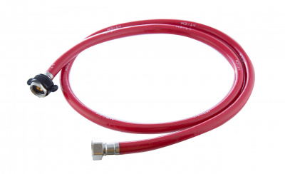 Гибкая подводка для воды, в стальной оплётке и ПВХ, усиленная, г/г