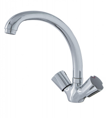 Смеситель для кухни ЭКОНОМ 407, двухвентильный, шпилька