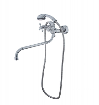 Смеситель для ванны ЭКОНОМ 205, двухвентильный, излив 30 см