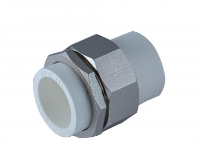 Муфта разъемная PPR/PPR для горячей воды