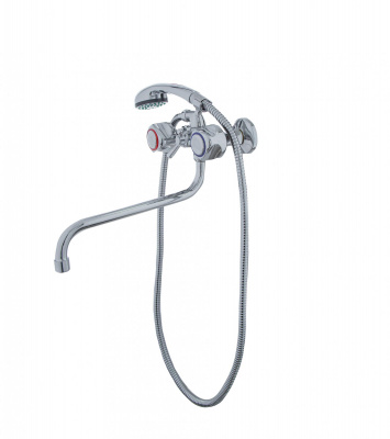 Смеситель для ванны ЭКОНОМ 200, двухвентильный, излив 30 см