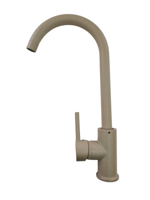 Cмеситель для кухни I-TECH, ALTAIR 49, однорычажный, песчаный берег, гайка