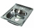 Мойка квадратная накладная, полированная