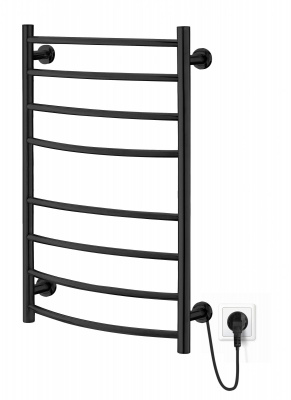Полотенцесушитель электрический I-TECH, TANGO, 105 Вт, 53х70, черный матовый, прав., П8