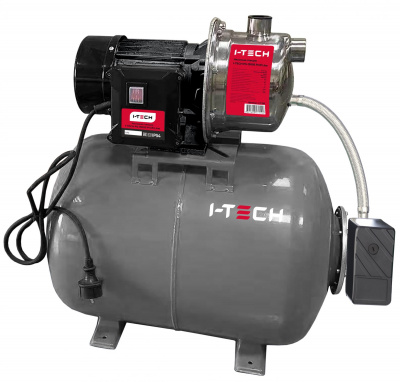 Станция насосная I-TECH PS-1300S, 50л, 50м, 4800л/ч, 8м, нерж сталь Profi Line
