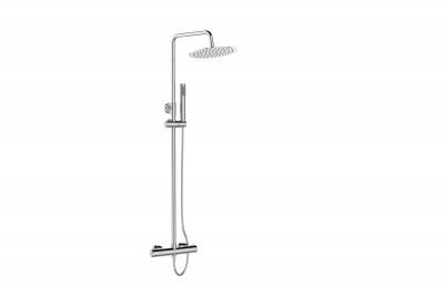 Гарнитур душевой I-TECH, SIRIUS, 1500 мм с верхней лейкой 200 мм, термостатический