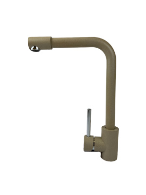 Смеситель для кухни I-TECH, ELECTRA 41, однорычажный, песчаный берег, гайка