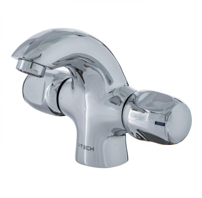 Смеситель для умывальника I-TECH, CYGNUS 10, двухвентильный, шпилька